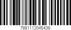 Código de barras (EAN, GTIN, SKU, ISBN): '7891112045439'