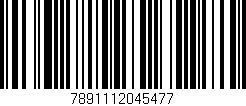 Código de barras (EAN, GTIN, SKU, ISBN): '7891112045477'