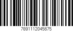 Código de barras (EAN, GTIN, SKU, ISBN): '7891112045675'