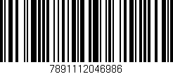 Código de barras (EAN, GTIN, SKU, ISBN): '7891112046986'