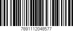 Código de barras (EAN, GTIN, SKU, ISBN): '7891112048577'