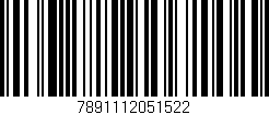 Código de barras (EAN, GTIN, SKU, ISBN): '7891112051522'