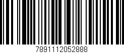 Código de barras (EAN, GTIN, SKU, ISBN): '7891112052888'