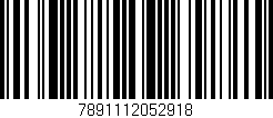 Código de barras (EAN, GTIN, SKU, ISBN): '7891112052918'