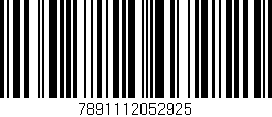 Código de barras (EAN, GTIN, SKU, ISBN): '7891112052925'