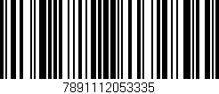 Código de barras (EAN, GTIN, SKU, ISBN): '7891112053335'