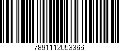 Código de barras (EAN, GTIN, SKU, ISBN): '7891112053366'