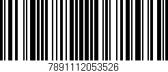 Código de barras (EAN, GTIN, SKU, ISBN): '7891112053526'