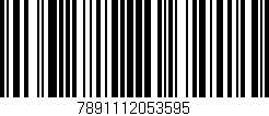 Código de barras (EAN, GTIN, SKU, ISBN): '7891112053595'