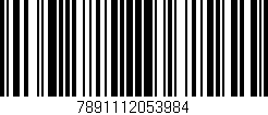 Código de barras (EAN, GTIN, SKU, ISBN): '7891112053984'