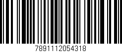 Código de barras (EAN, GTIN, SKU, ISBN): '7891112054318'