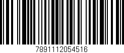 Código de barras (EAN, GTIN, SKU, ISBN): '7891112054516'