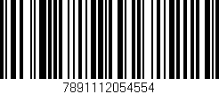 Código de barras (EAN, GTIN, SKU, ISBN): '7891112054554'