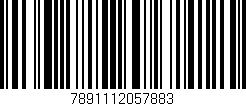 Código de barras (EAN, GTIN, SKU, ISBN): '7891112057883'