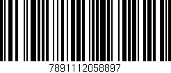 Código de barras (EAN, GTIN, SKU, ISBN): '7891112058897'
