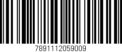 Código de barras (EAN, GTIN, SKU, ISBN): '7891112059009'