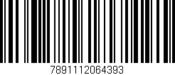 Código de barras (EAN, GTIN, SKU, ISBN): '7891112064393'