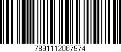 Código de barras (EAN, GTIN, SKU, ISBN): '7891112067974'