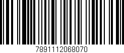 Código de barras (EAN, GTIN, SKU, ISBN): '7891112068070'
