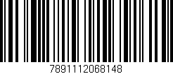 Código de barras (EAN, GTIN, SKU, ISBN): '7891112068148'