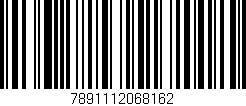 Código de barras (EAN, GTIN, SKU, ISBN): '7891112068162'
