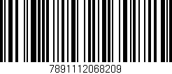 Código de barras (EAN, GTIN, SKU, ISBN): '7891112068209'