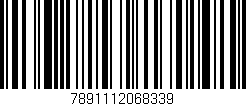 Código de barras (EAN, GTIN, SKU, ISBN): '7891112068339'