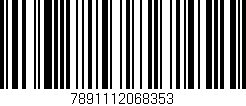Código de barras (EAN, GTIN, SKU, ISBN): '7891112068353'