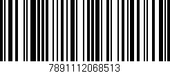 Código de barras (EAN, GTIN, SKU, ISBN): '7891112068513'