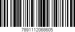 Código de barras (EAN, GTIN, SKU, ISBN): '7891112068605'