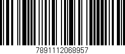 Código de barras (EAN, GTIN, SKU, ISBN): '7891112068957'