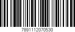 Código de barras (EAN, GTIN, SKU, ISBN): '7891112070530'