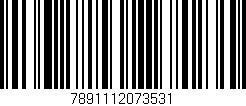 Código de barras (EAN, GTIN, SKU, ISBN): '7891112073531'