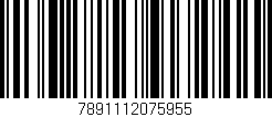 Código de barras (EAN, GTIN, SKU, ISBN): '7891112075955'