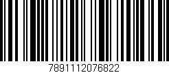 Código de barras (EAN, GTIN, SKU, ISBN): '7891112076822'