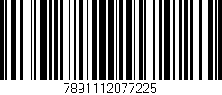 Código de barras (EAN, GTIN, SKU, ISBN): '7891112077225'