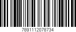 Código de barras (EAN, GTIN, SKU, ISBN): '7891112078734'