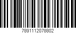 Código de barras (EAN, GTIN, SKU, ISBN): '7891112078802'