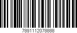 Código de barras (EAN, GTIN, SKU, ISBN): '7891112078888'