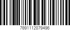 Código de barras (EAN, GTIN, SKU, ISBN): '7891112079496'