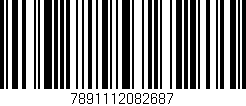Código de barras (EAN, GTIN, SKU, ISBN): '7891112082687'