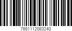 Código de barras (EAN, GTIN, SKU, ISBN): '7891112083240'