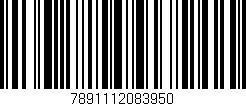 Código de barras (EAN, GTIN, SKU, ISBN): '7891112083950'