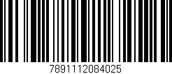 Código de barras (EAN, GTIN, SKU, ISBN): '7891112084025'