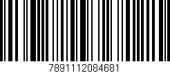 Código de barras (EAN, GTIN, SKU, ISBN): '7891112084681'