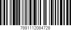 Código de barras (EAN, GTIN, SKU, ISBN): '7891112084728'