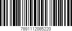 Código de barras (EAN, GTIN, SKU, ISBN): '7891112085220'