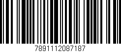 Código de barras (EAN, GTIN, SKU, ISBN): '7891112087187'