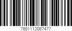 Código de barras (EAN, GTIN, SKU, ISBN): '7891112087477'