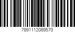 Código de barras (EAN, GTIN, SKU, ISBN): '7891112089570'